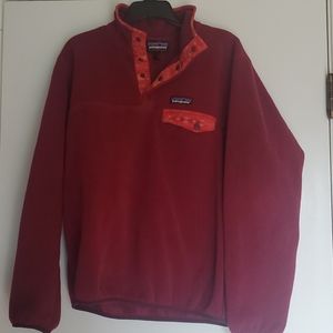 Patagonia aztec trimmed t snap